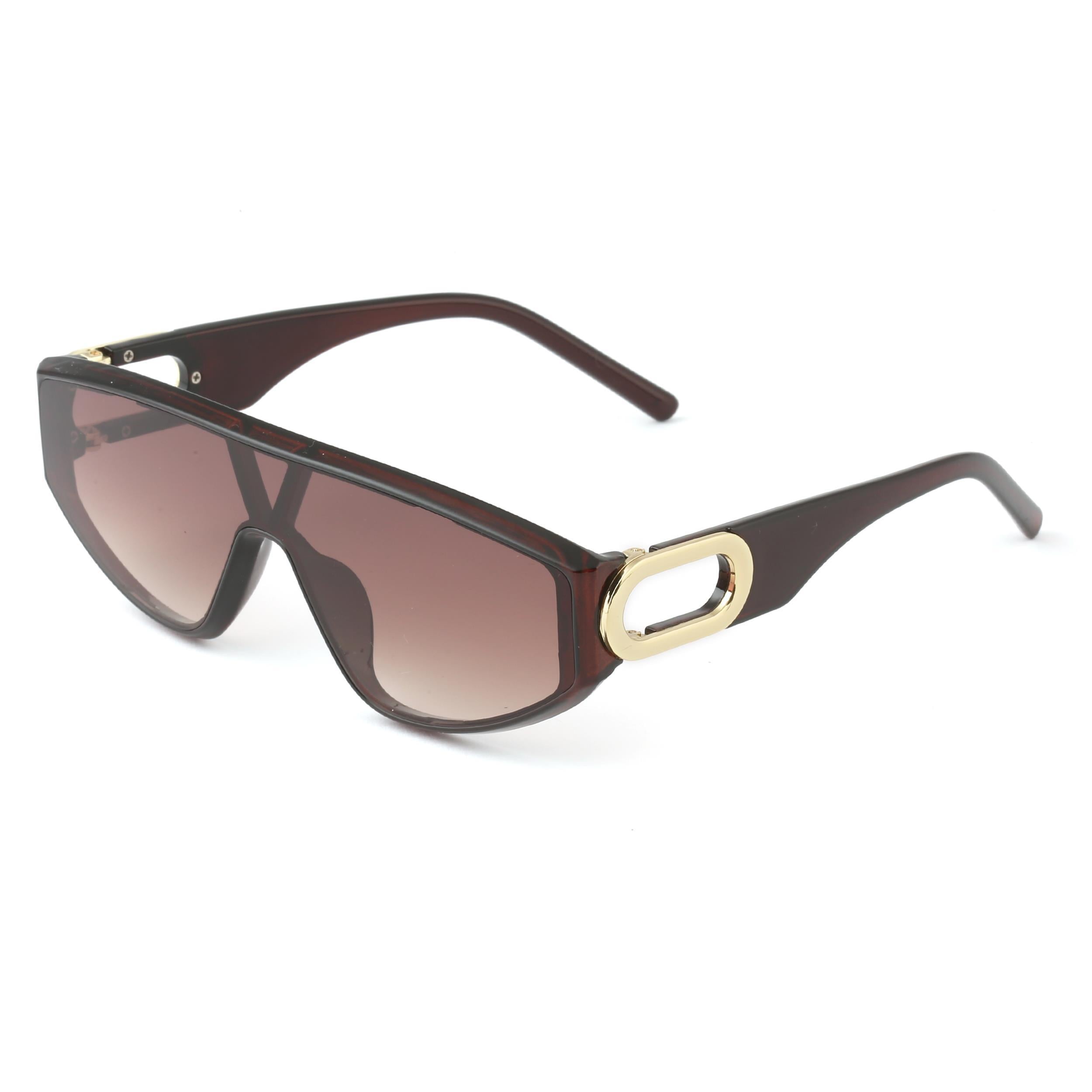 Yeni Sezon Şık Tasarım Kahverengi Çerçeve Kahverengi Cam Vintage Unisex Güneş Gözlüğü