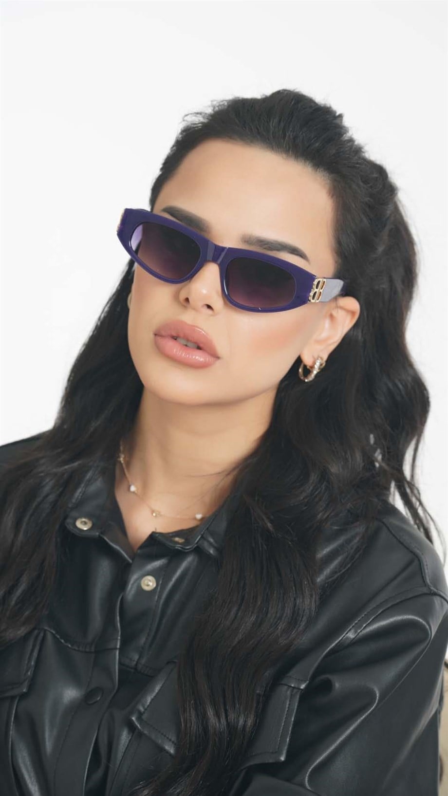 Angel Eyes Beyaz Cat Eye Kadın Güneş Gözlüğü YW-BB02J