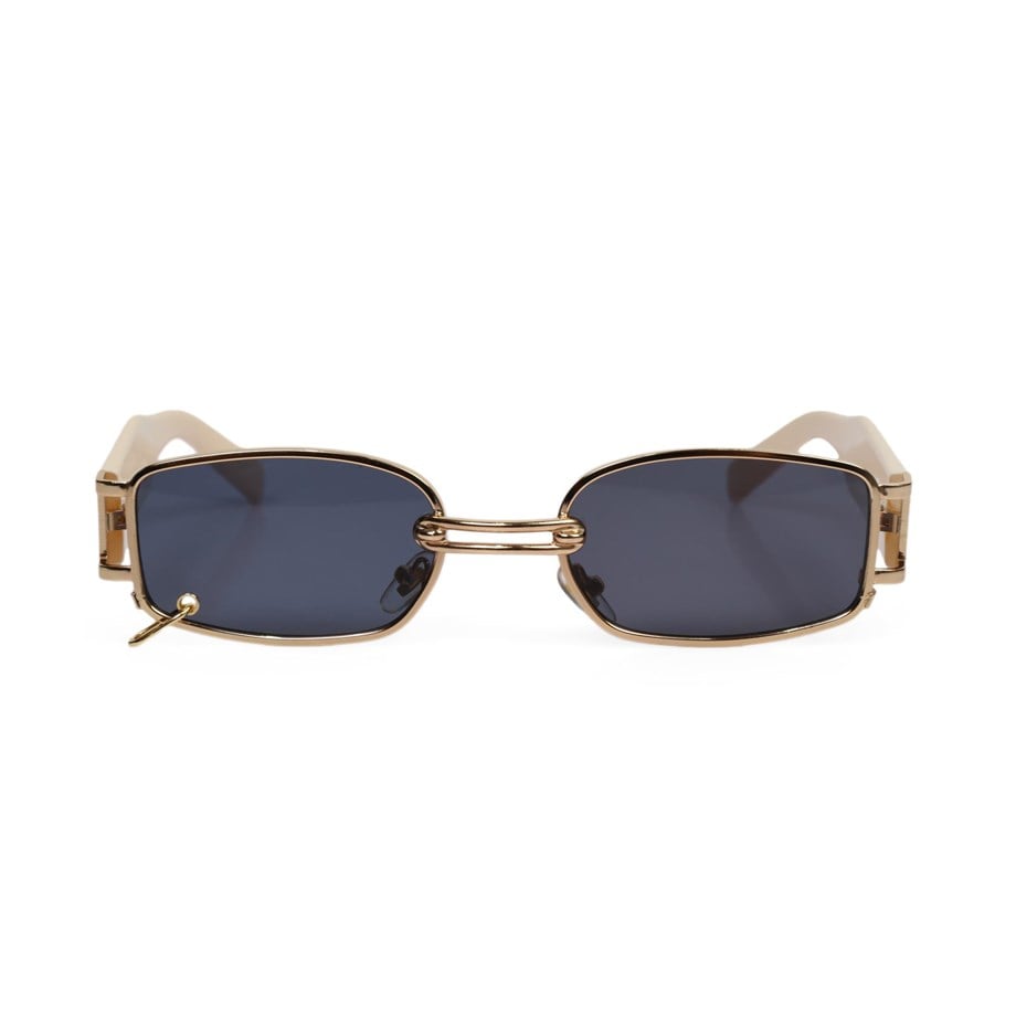 Angel Eyes Dikdörtgen Krem Unisex Güneş Gözlüğü YW8032B-C