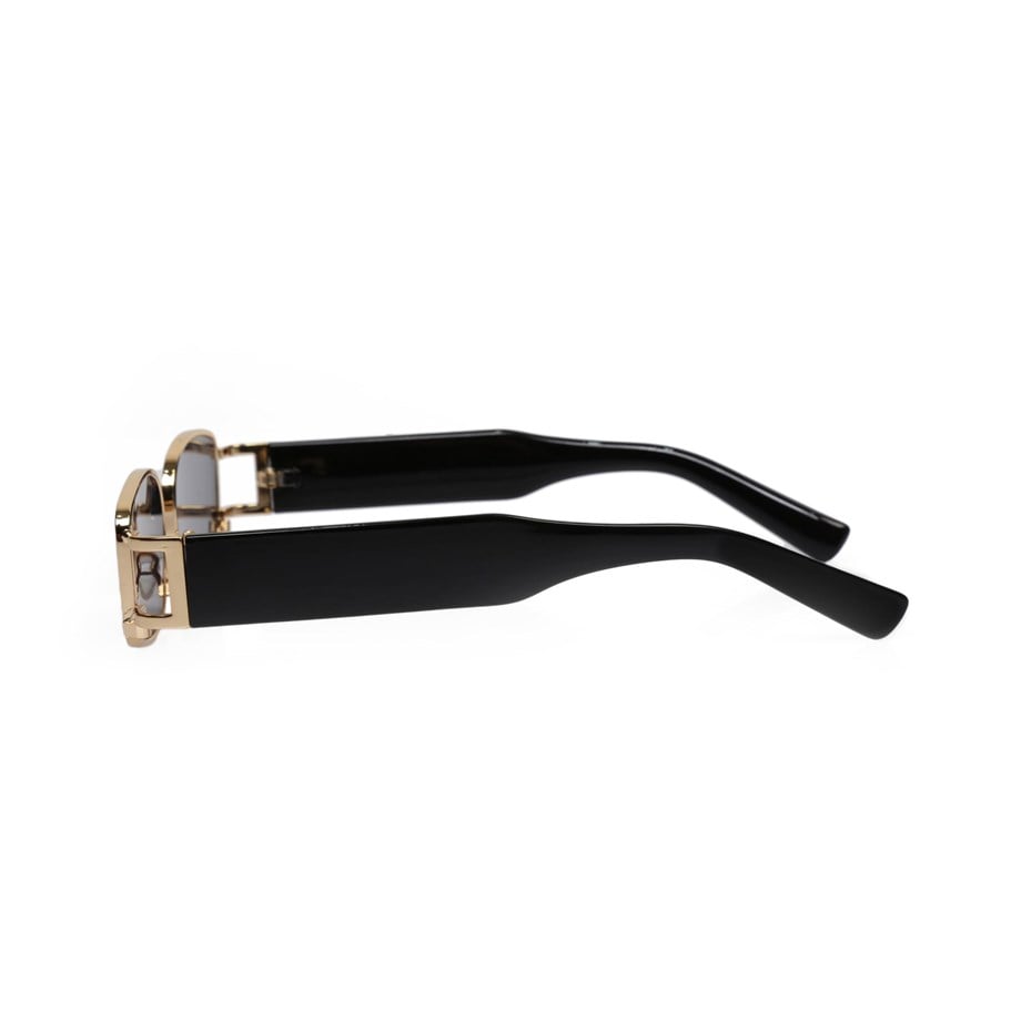 Angel Eyes Dikdörtgen Siyah Halkalı Unisex Güneş Gözlüğü YW8032B-A