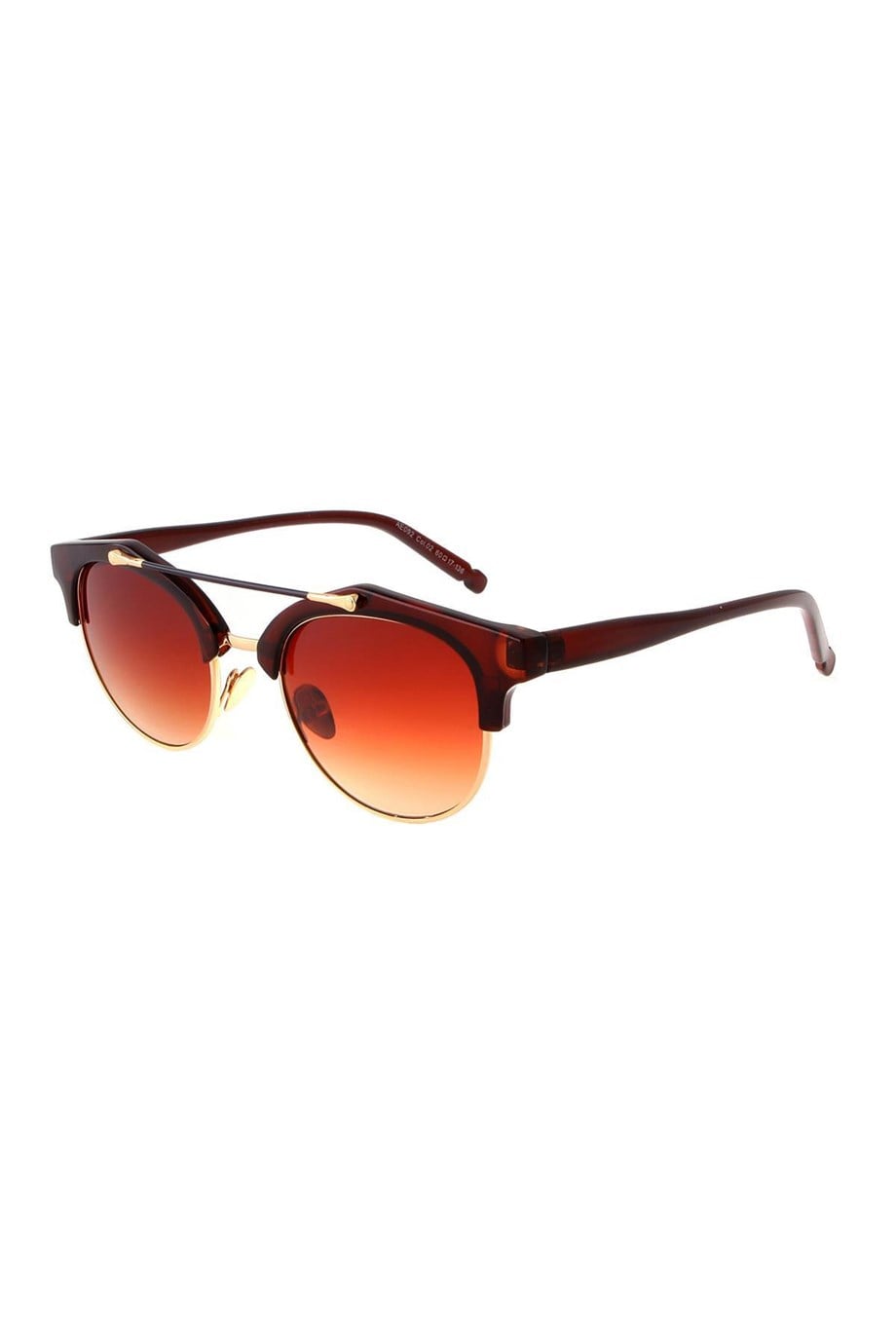 Angel Eyes Oval Kahverengi Kadın Güneş Gözlüğü AE092COL2