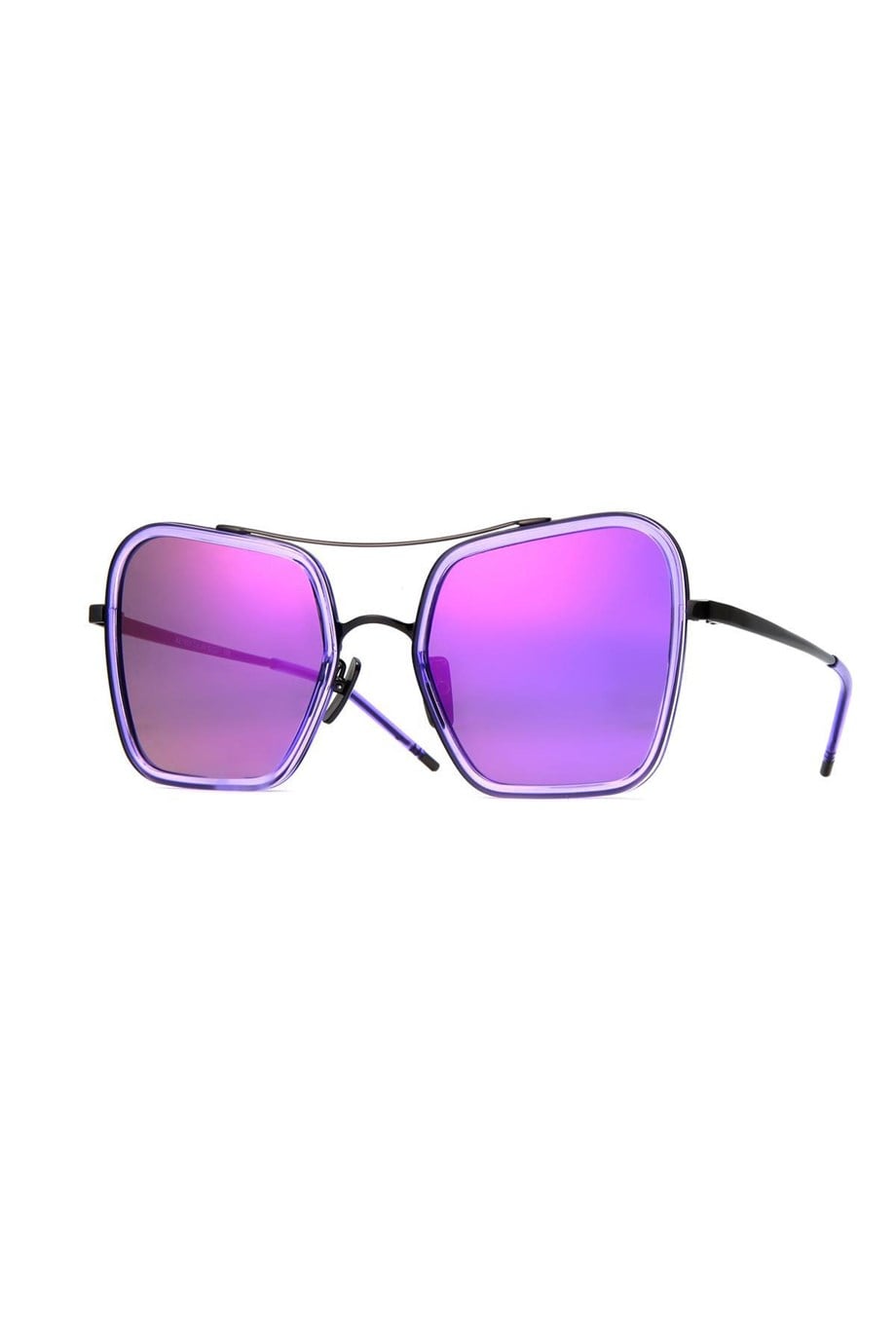 Angel Eyes Geometrik Mor Kadın Güneş Gözlüğü AE1609C4B1082