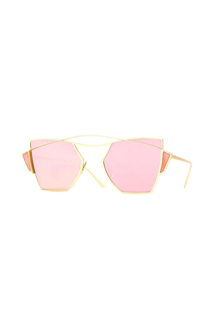 Angel Eyes Geometrik Pembe Kadın Güneş Gözlüğü AE1674C3B2021