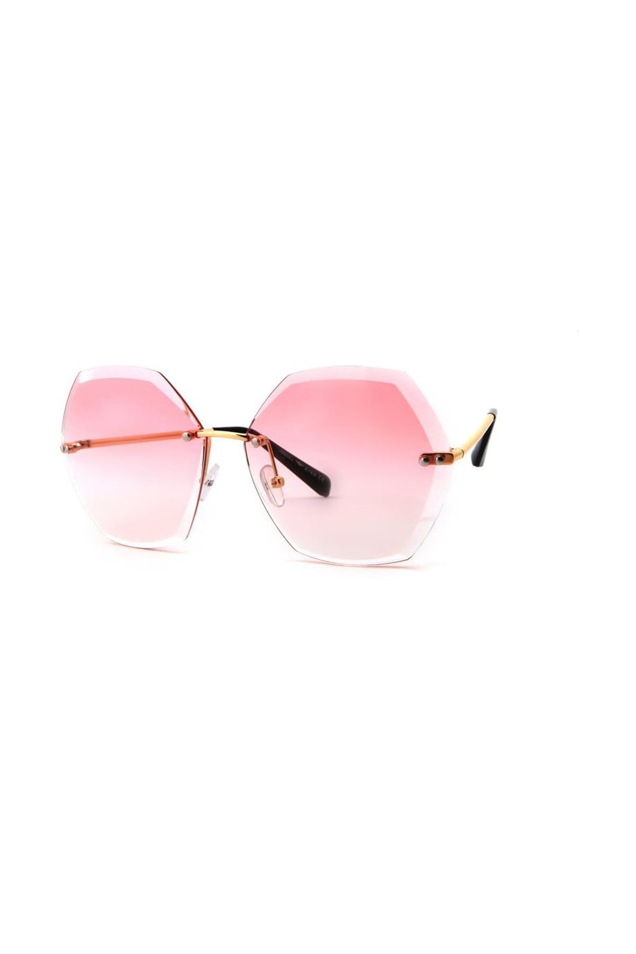Angel Eyes Geometrik Pembe Kadın Güneş Gözlüğü AE1713C3B2400