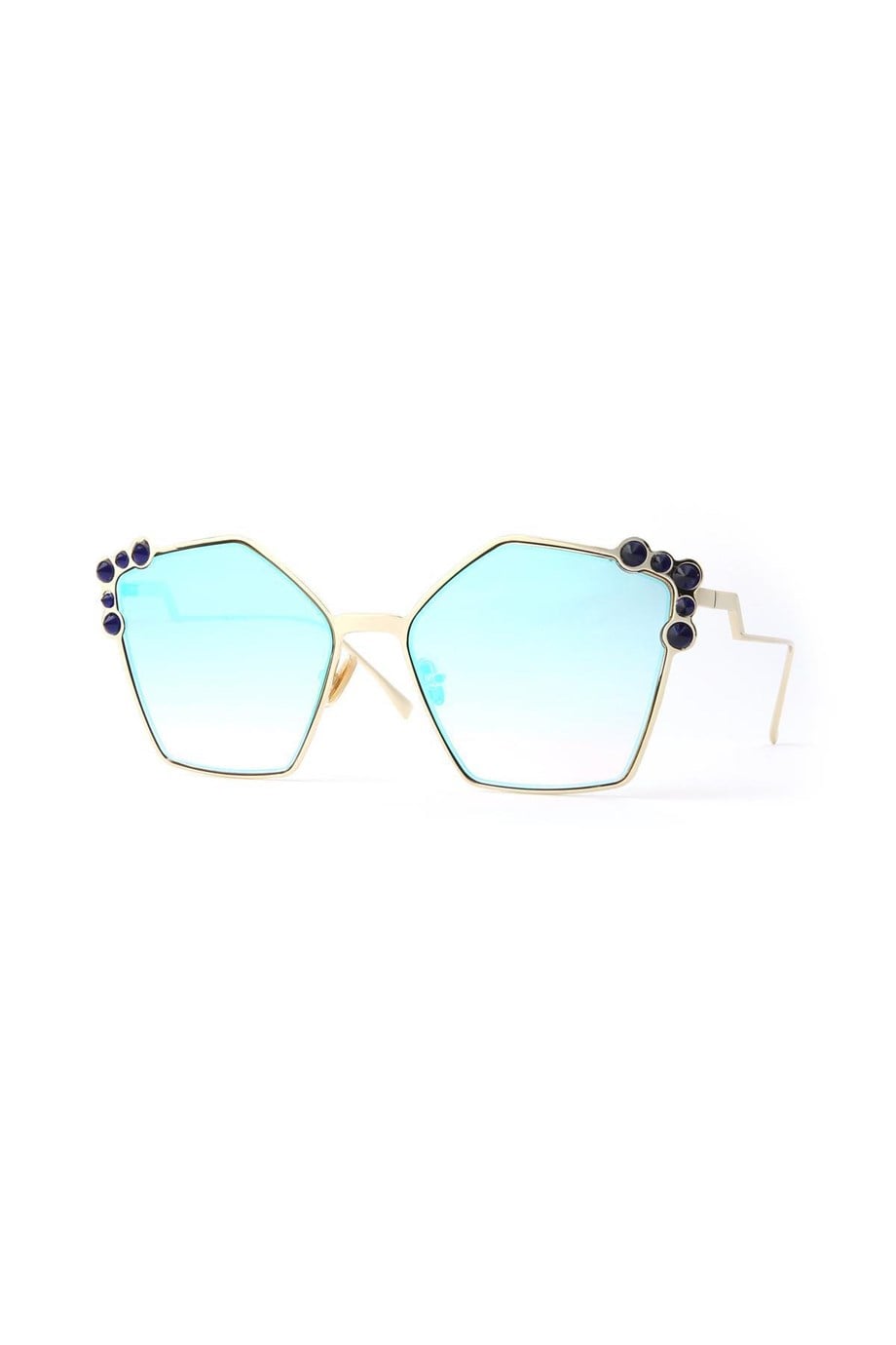 Angel Eyes Geometrik Mavi Kadın Güneş Gözlüğü AE1783C4B2976