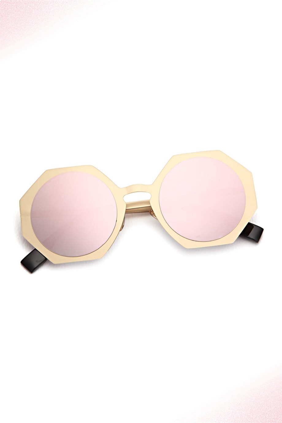 Angel Eyes Yuvarlak Pembe Kadın Güneş Gözlüğü AE1740C4B3157