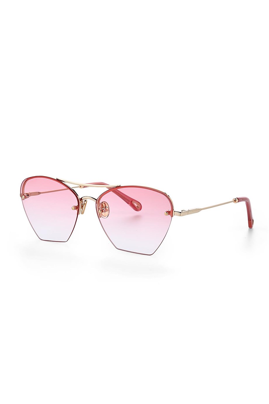 Angel Eyes Geometrik Pembe Kadın Güneş Gözlüğü AE1843C9B4150