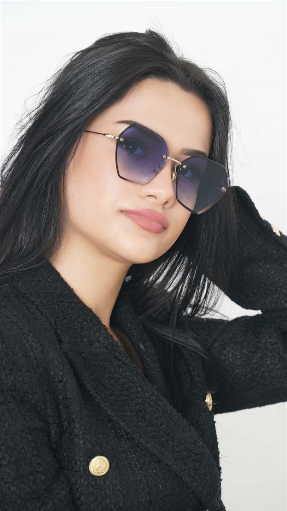Angel Eyes Lacivert Kadın Güneş Gözlüğü AE1844C3B4160