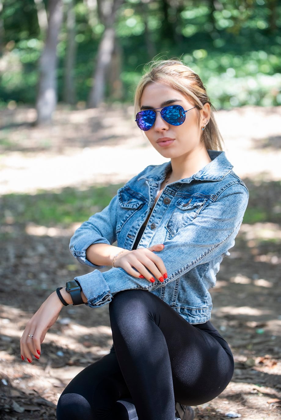 Angel Eyes Damla Mavi Kadın Güneş Gözlüğü W066COL1