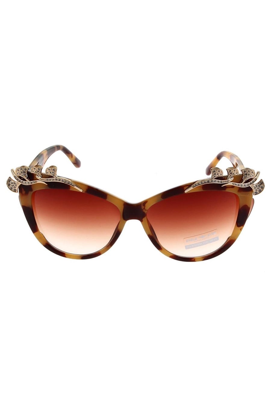 Angel Eyes Cat Eye Leopar Kadın Güneş Gözlüğü W006COL4