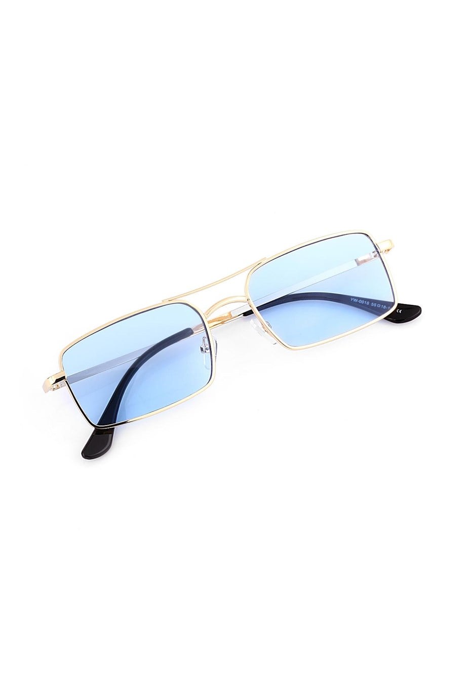 Angel Eyes Mavi Dikdörtgen Unisex Güneş Gözlüğü YW-0016D
