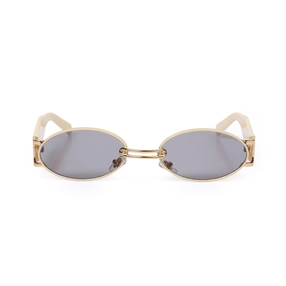 Angel Eyes Oval Krem Unisex Güneş Gözlüğü YW8036J