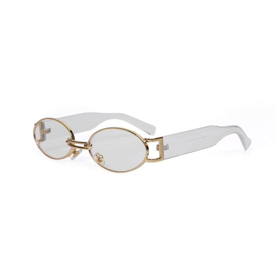 Angel Eyes Oval Şeffaf Unisex Güneş Gözlüğü YW8036F
