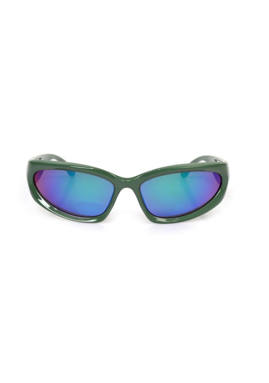 Angel Eyes Rüzgar Korumalı Yeşil Aynalı Unisex Güneş Gözlüğü AE9999C6