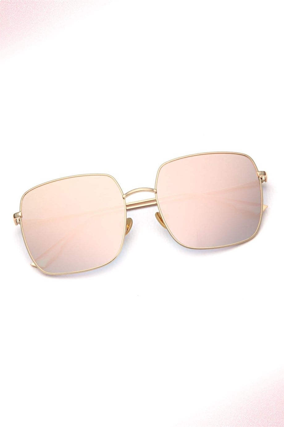 Angel Eyes Dikdörtgen Pembe Unisex Güneş Gözlüğü AE1781C4B3205