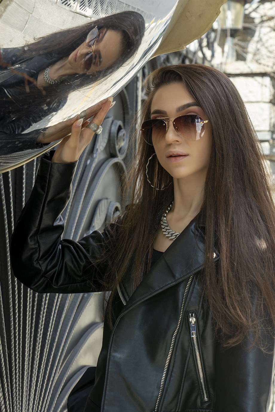Angel Eyes Damla Kahverengi Unisex Güneş Gözlüğü AE3584NYC4B4650