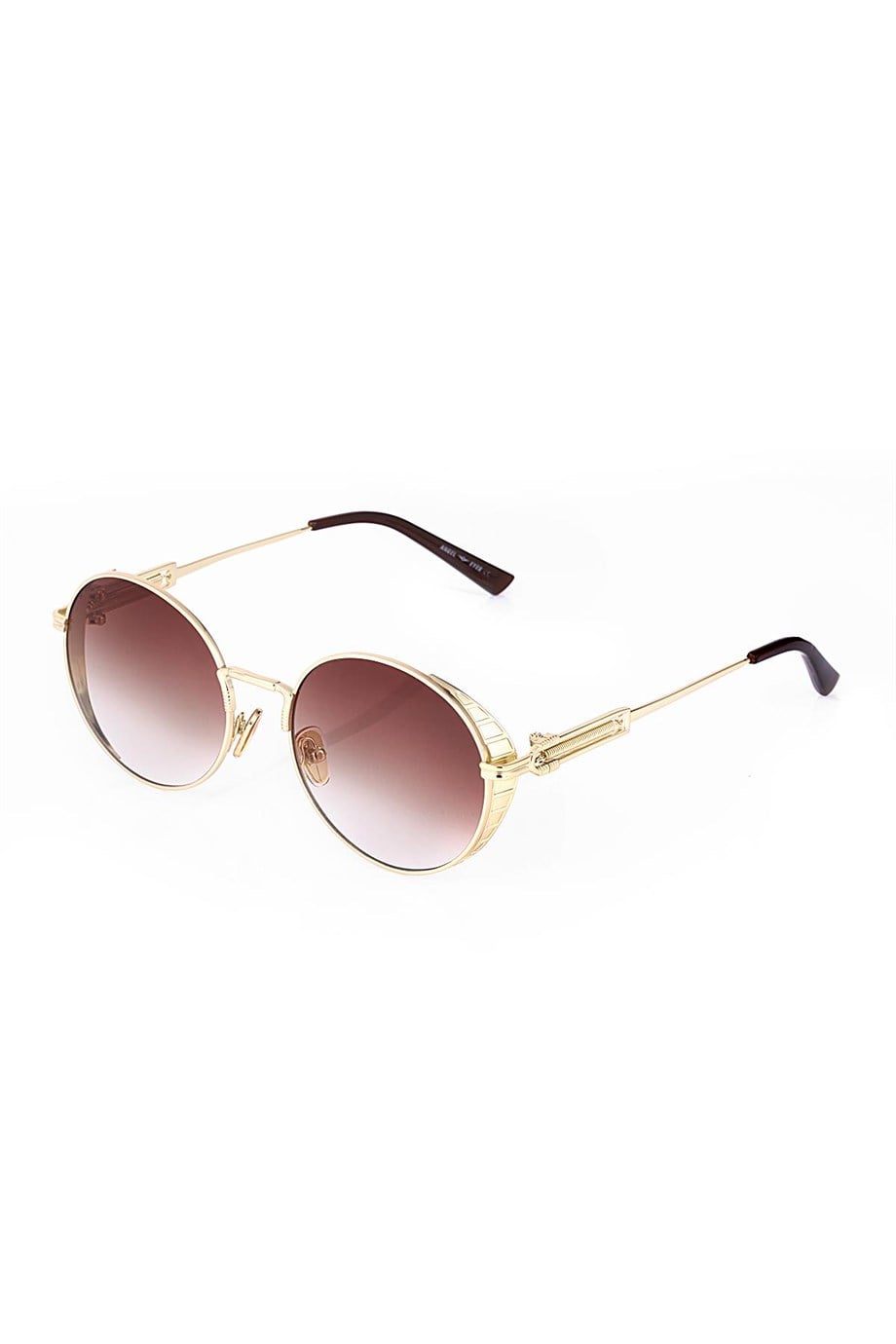 Angel Eyes Oval Vintage Kahverengi Unisex Güneş Gözlüğü AE2041C3B4793