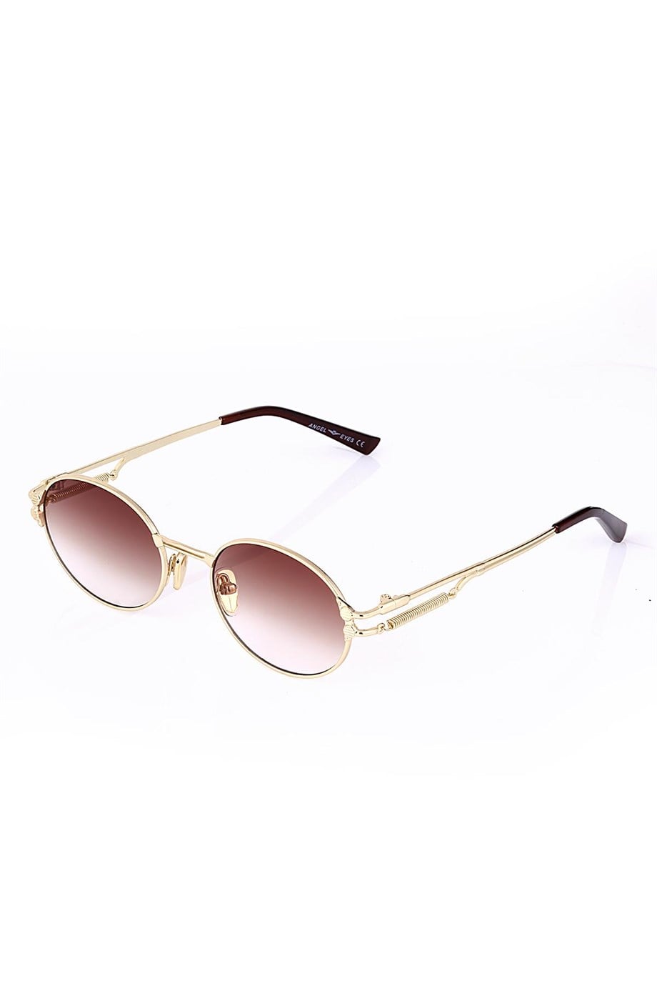 Angel Eyes Oval Vintage Kahverengi Unisex Güneş Gözlüğü AE2042C3B4798