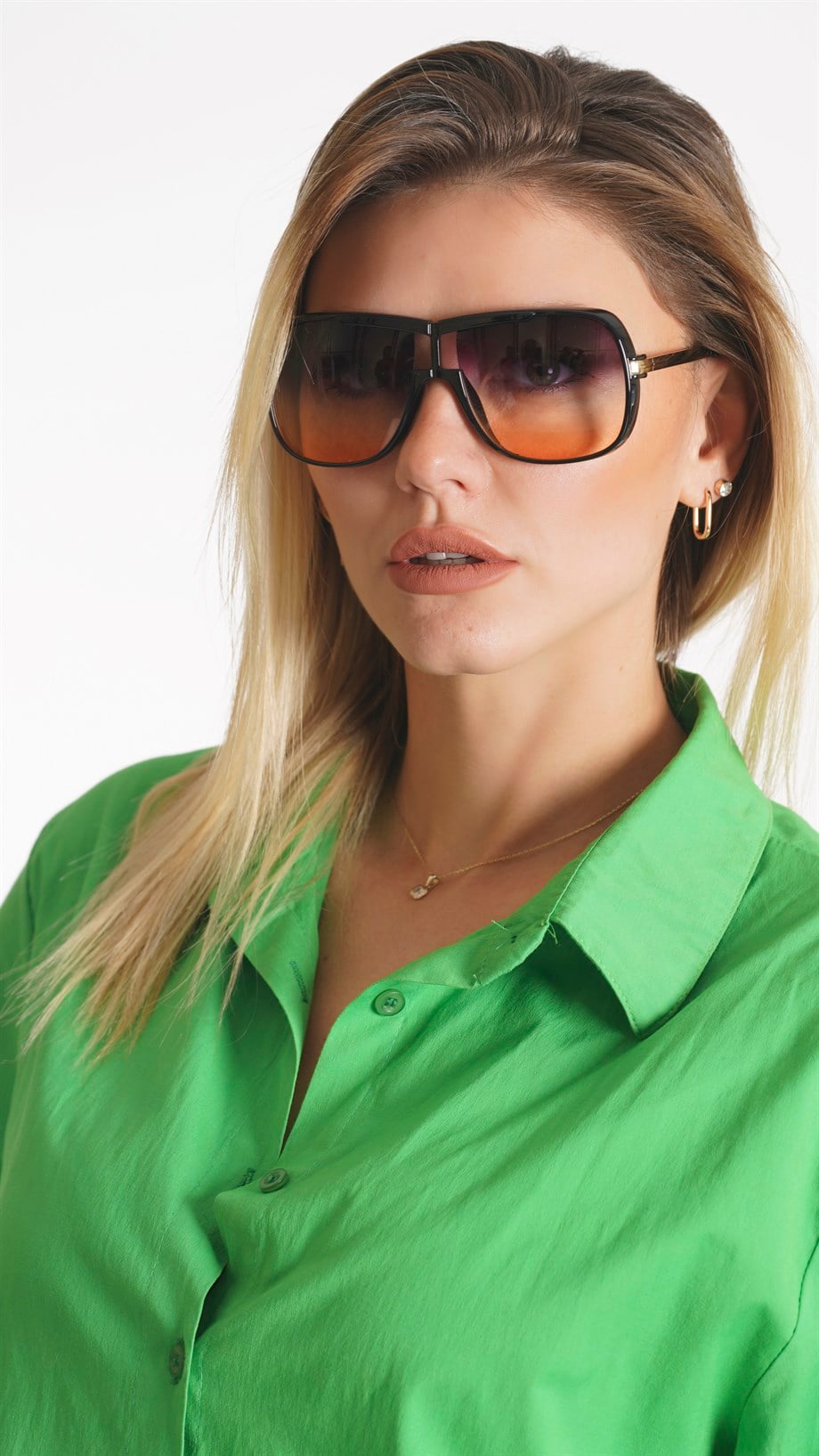 Angel Eyes Dikdörtgen Degrade Unisex Güneş Gözlüğü AE2045C5B4821