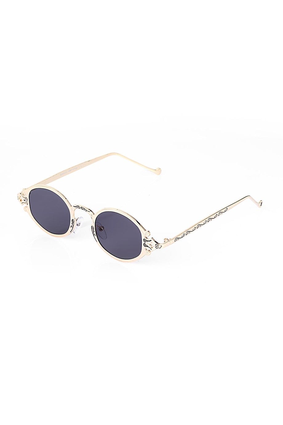 Angel Eyes Oval Vintage Siyah Unisex Güneş Gözlüğü AE2055C4B4892