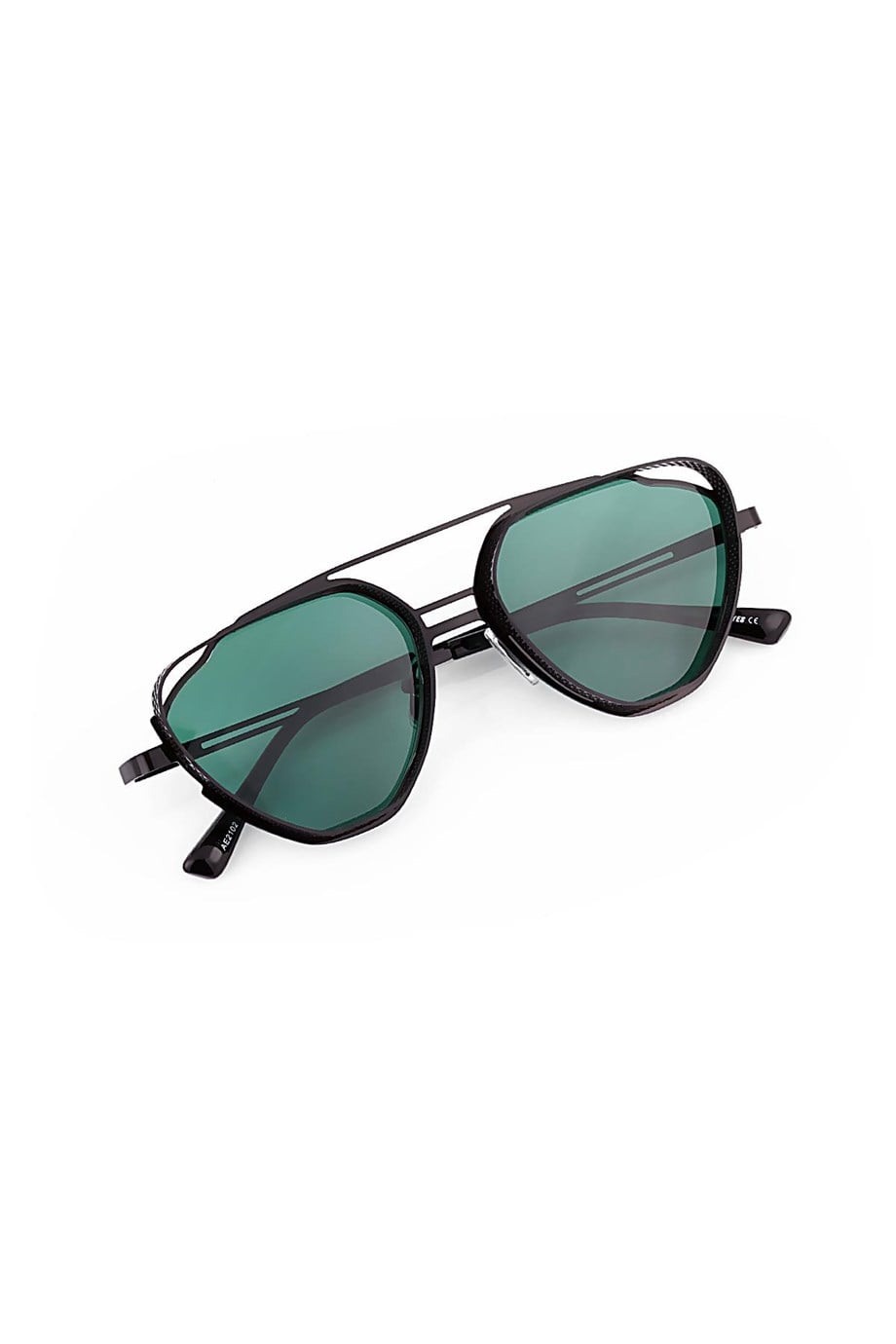 Angel Eyes Yeşil Geometrik Çerçeve Unisex Güneş Gözlüğü B4940