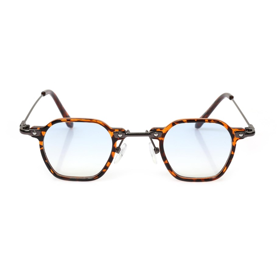 Dikdörtgen Leopar Çerçeceli Unisex Güneş Gözlüğü AE2160-C8