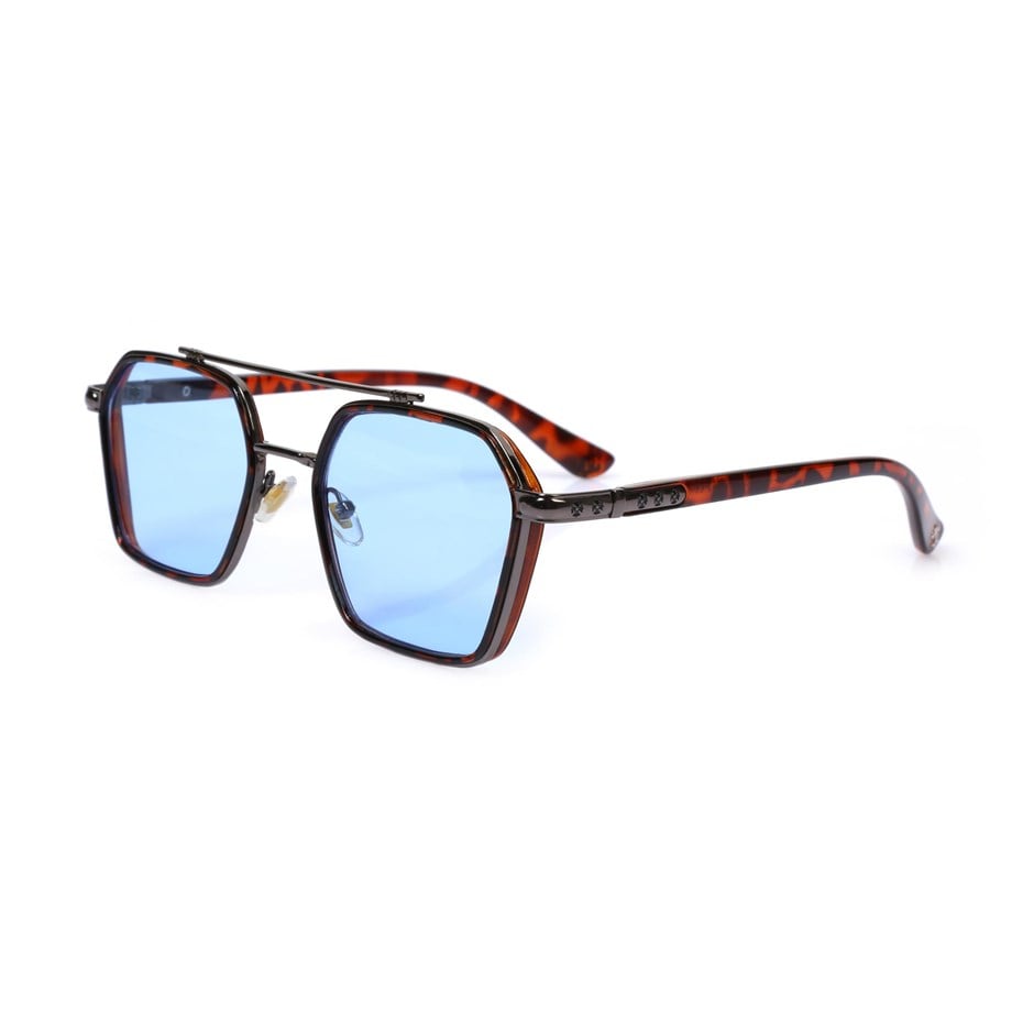 Dikdörtgen Leopar Çerçeceli Unisex Güneş Gözlüğü AE-0039C1