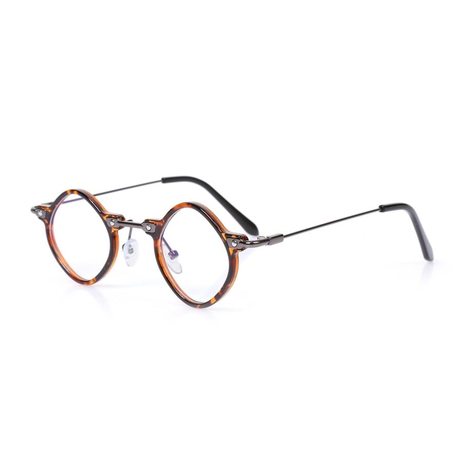 Geometrik Leopar Çerçeveli Unisex Güneş Gözlüğü AE-2164C5