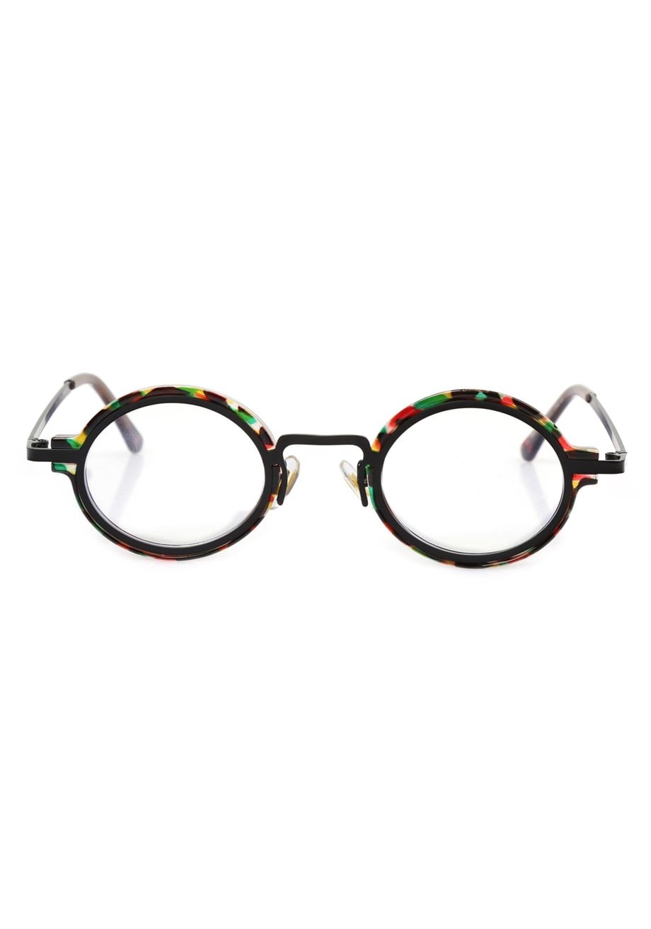 Kamuflaj Çerçeve Mavi Işık Korumalı Oval Gözlük AE9909C6BBX