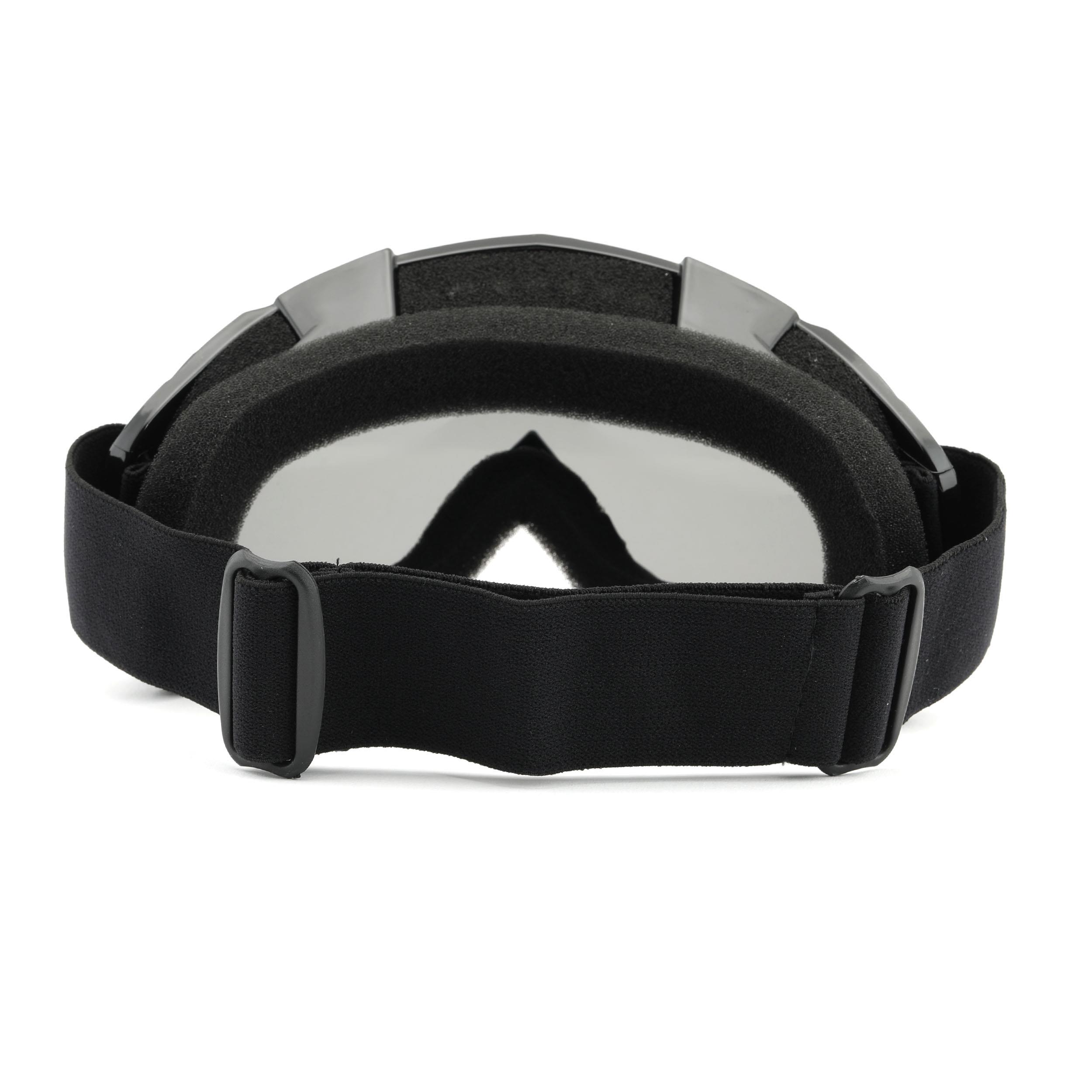 Kayak Gözlüğü Antifog Ventilli Uv Korumalı Güneş Kar Gözlük Siyah-Siyah Snowboard Glasses Sporu