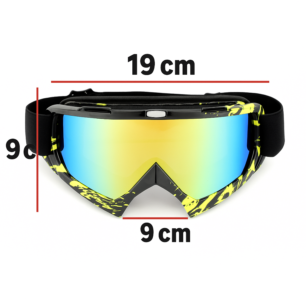 Kayak Gözlüğü Antifog Ventilli Uv Korumalı Güneş Kar Gözlük Aynalı Gökkuşağı Snowboard Glasses Sporu