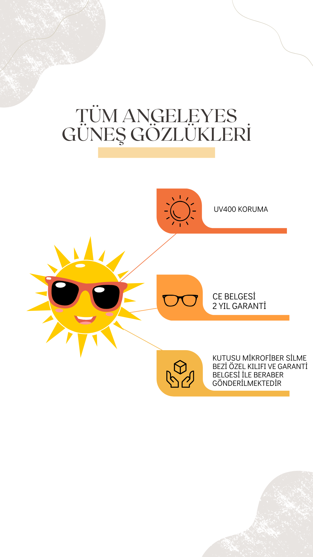 Minimal Geometrik Tasarım Gold Siyah Çerçeve Siyah Cam Güneş Gözlüğü Kadın&Erkek CE BELGELİ