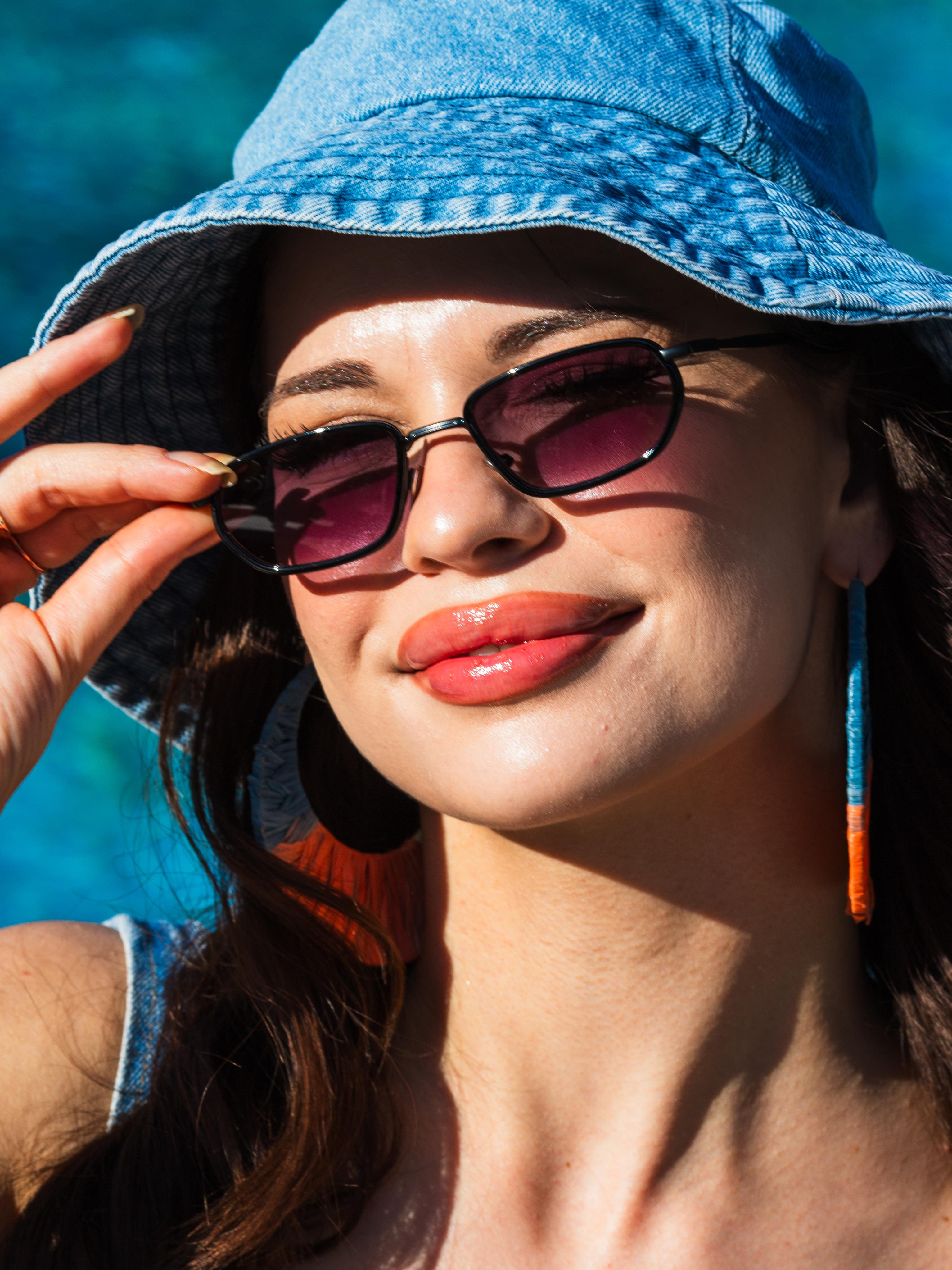 Minimal Geometrik Tasarım Siyah Çerçeve Siyah Cam Güneş Gözlüğü Kadın&Erkek CE BELGELİ UV400