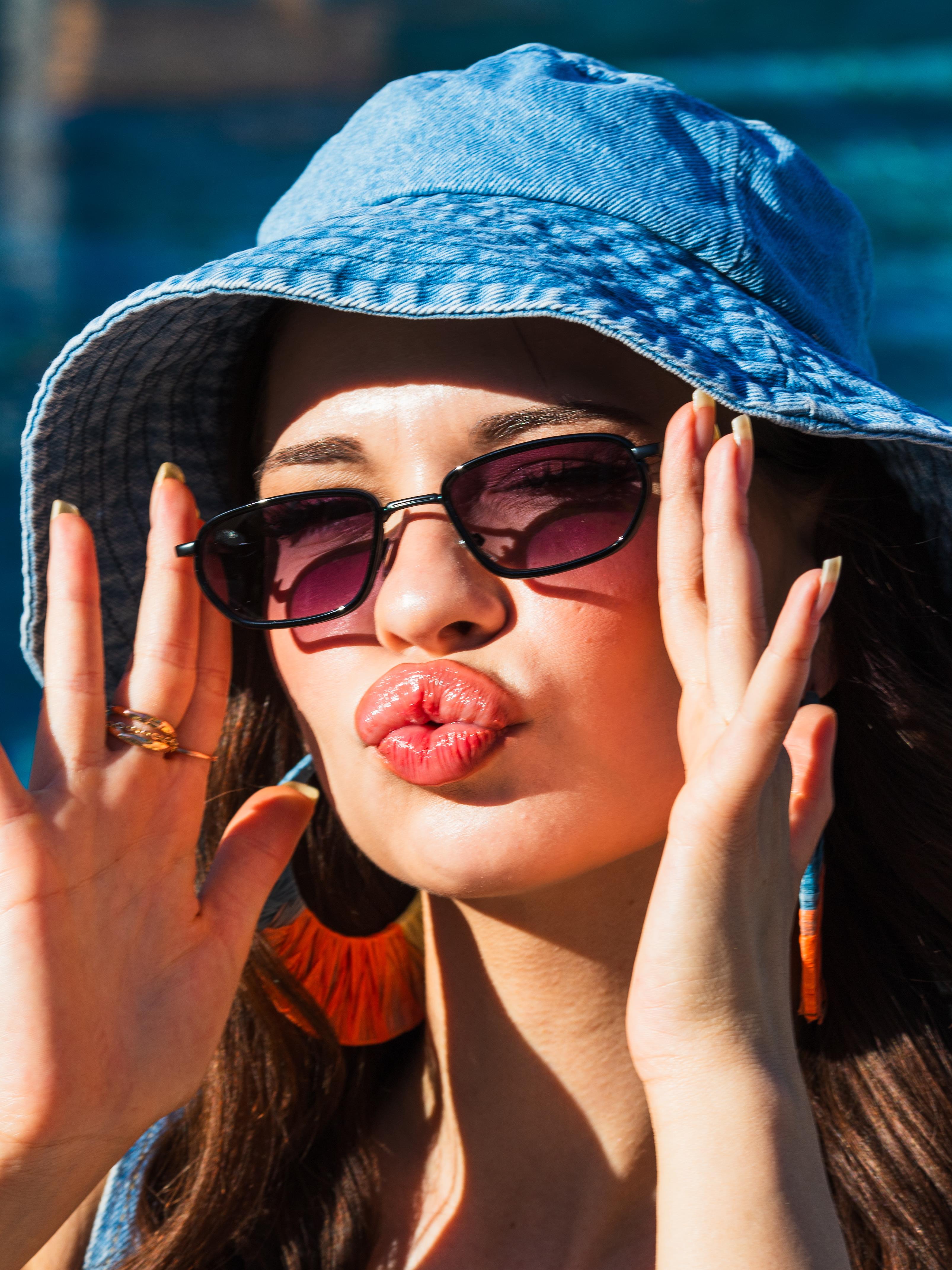 Minimal Geometrik Tasarım Siyah Çerçeve Siyah Cam Güneş Gözlüğü Kadın&Erkek CE BELGELİ UV400