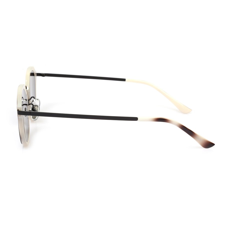 Oval Leopar Kemik Çerçeve Unisex Güneş Gözlüğü AE20495120143C64