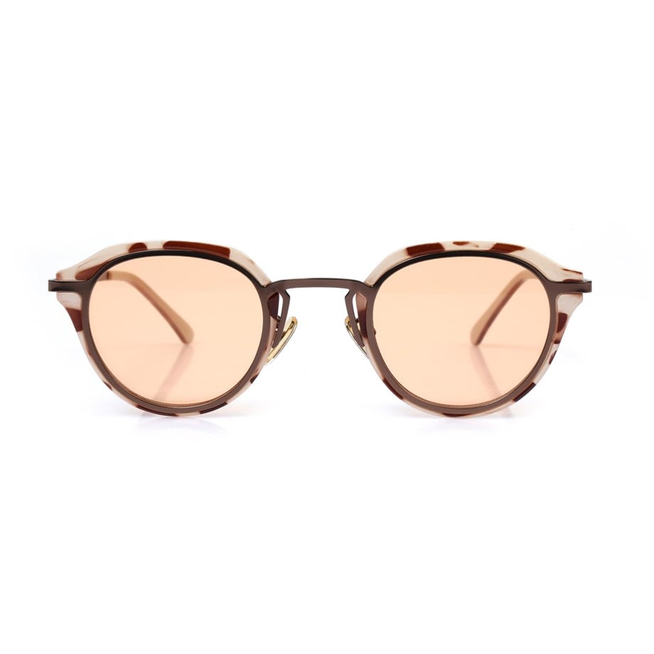 Oval Leopar Kemik Çerçeve Unisex Güneş Gözlüğü AE20495120143C46