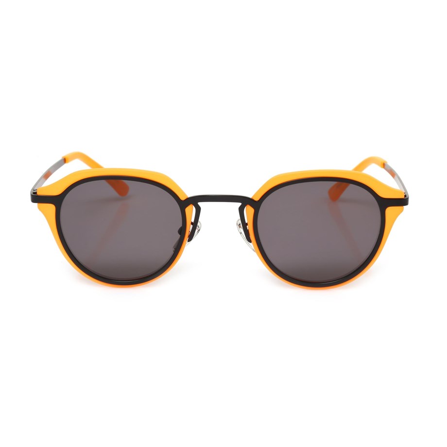 Oval Turuncu Kemik Çerçeve Unisex Güneş Gözlüğü AE20495120143C67