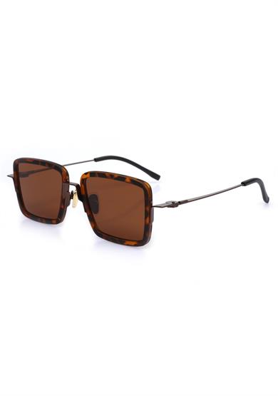 Angel Eyes Kahverengi Camlı Leopar Çerçeveli Kadın Güneş Gözlüğü AE2209C2-2