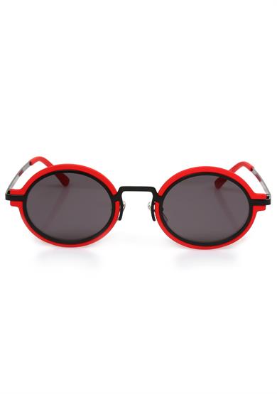 Angel Eyes Siyah Camlı Kırmızı Çerçeveli Kadın Güneş Gözlüğü AE2207C10