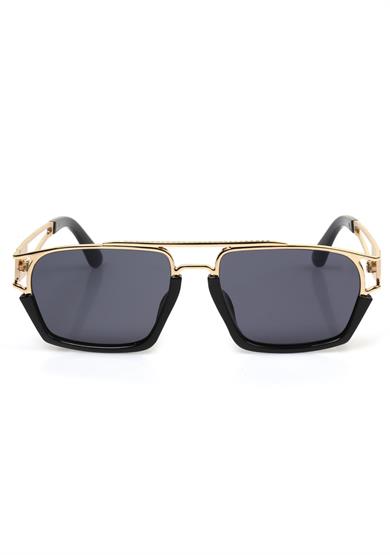 Angel Eyes Siyah Camlı Siyah-Gold Çerçeveli Unisex Güneş Gözlüğü AE0918C7-1