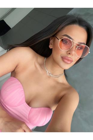 Pembe Kadın Güneş Gözlüğü AE1625-Pink
