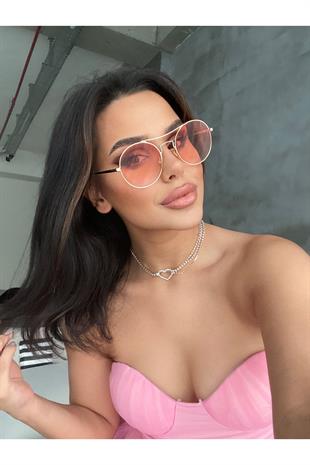 Pembe Kadın Güneş Gözlüğü AE1625-Pink