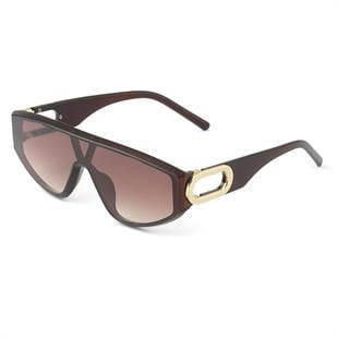 Yeni Sezon Şık Tasarım Kahverengi Çerçeve Kahverengi Cam Vintage Unisex Güneş Gözlüğü