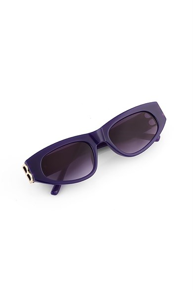 Angel Eyes Beyaz Cat Eye Kadın Güneş Gözlüğü YW-BB02J