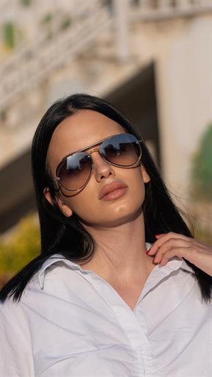 Angel Eyes Damla Siyah Unisex Güneş Gözlüğü AE3584NYC2B4648