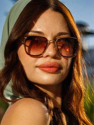 Angel Eyes Dikdörtgen Kahverengi Unisex Güneş Gözlüğü AE2008C5B4470