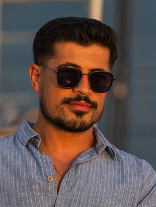 Angel Eyes Dikdörtgen Siyah Unisex Güneş Gözlüğü AE2008C1B4466