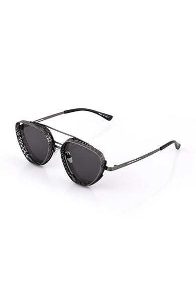 Angel Eyes Geometrik Çerçeve Unisex Güneş Gözlüğü B4935