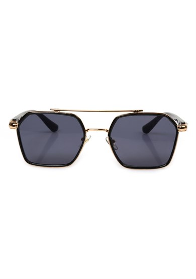 Angel Eyes Gold Çerçeve Siyah Cam  Kadın Güneş Gözlüğü AE0039C2