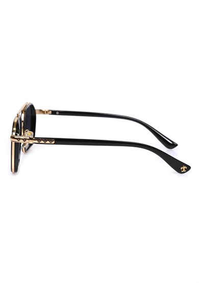 Angel Eyes Gold Çerçeve Siyah Cam  Kadın Güneş Gözlüğü AE0039C2